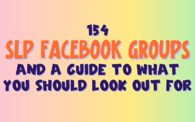 246 SLP Facebook Groups: A Comprehensive Guide